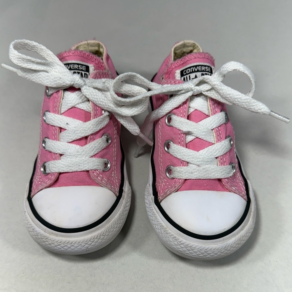 Pink Infant Converse Chucks Size 7 - Picture 2 of 7
